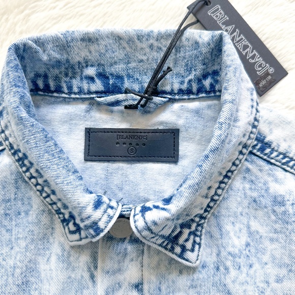 BLANKNYC Head Backstage Acid Wash Denim Romper Jumpsuit - Picture 4 of 15